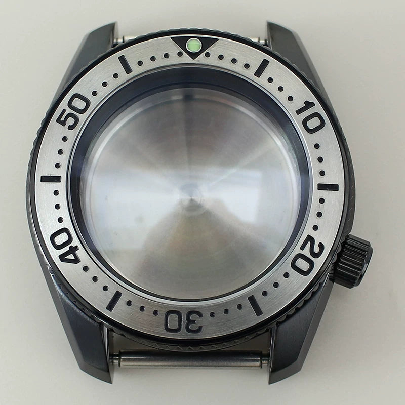 42mm Dive watch Case Modified SPB185/SPB187J1 316L stainless steel for the NH35/36 movement 10bar sapphire