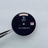 31mm Miyota 8285 movement Dial natural stone dial watch accessories blue gold stone starry Sky Night Dial