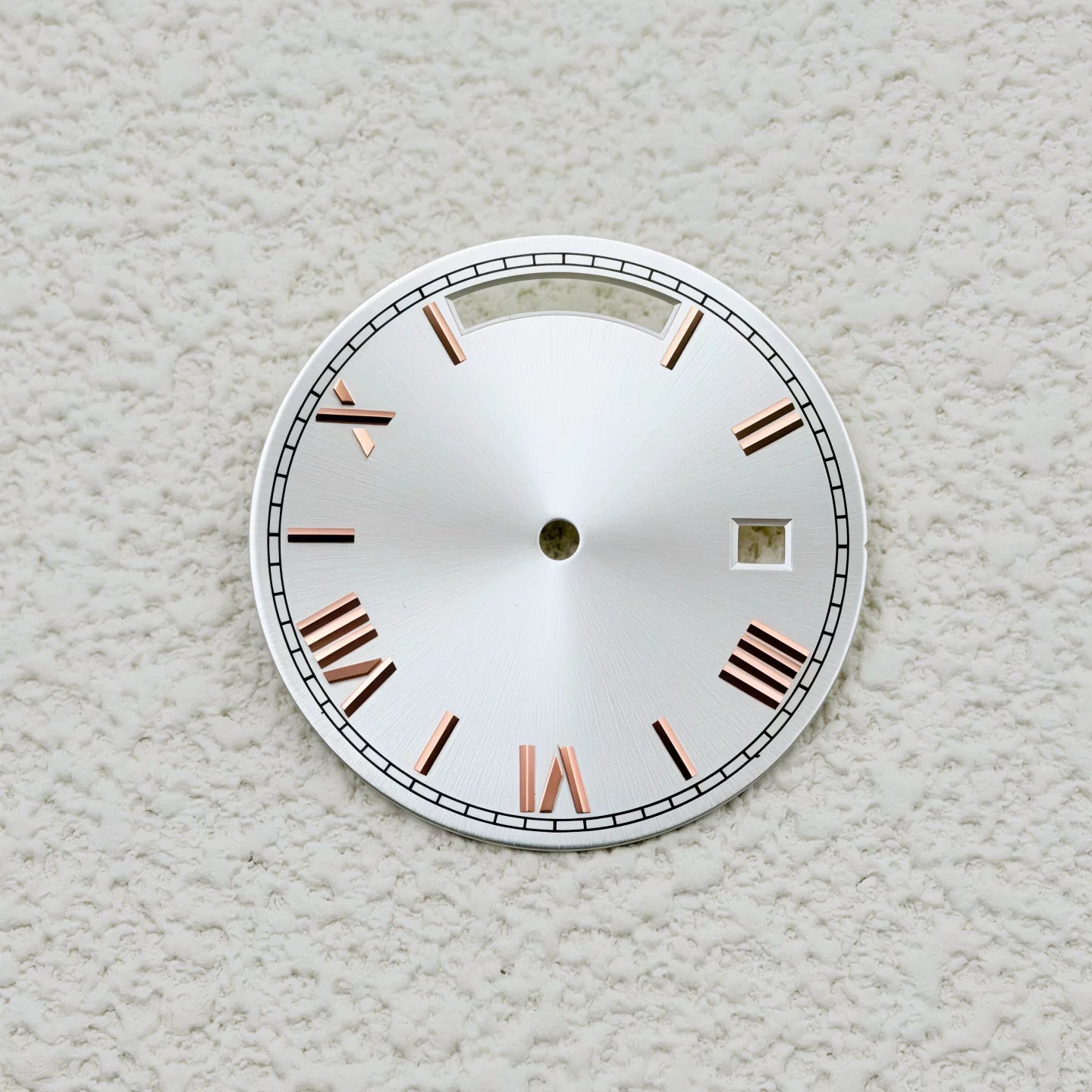 Sterile Miyota 8285 dial Roman Number 31MM Sunburst dial no lume