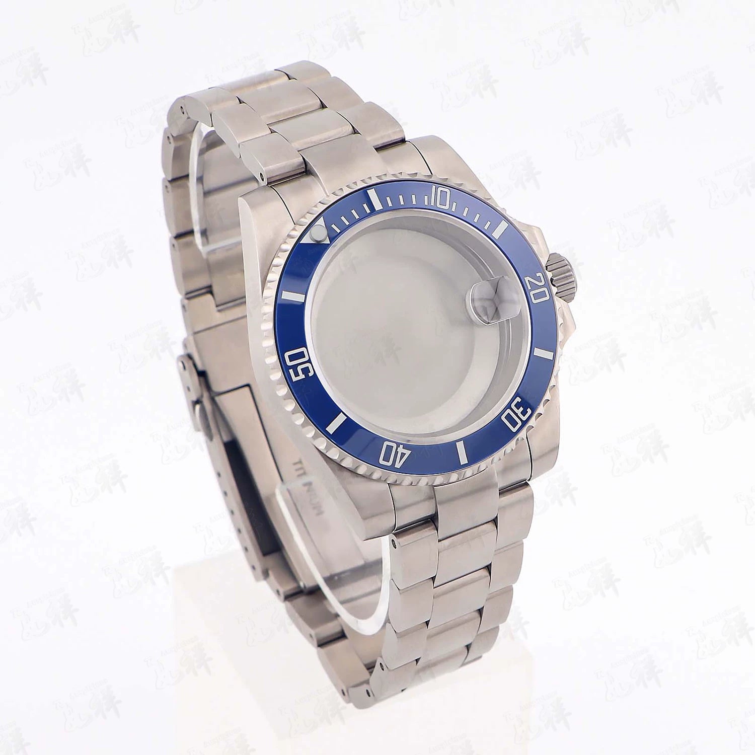 Titanium Watch Case Submariner Yacht master GMT 40mm Titanium Strap Modified Accessories Fit NH34 35 ETA2824 PT5000 Movement