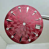 29mm NH35 no logo cocktail watch dial radiation sun pattern single calendar modified dial modified dial Texture