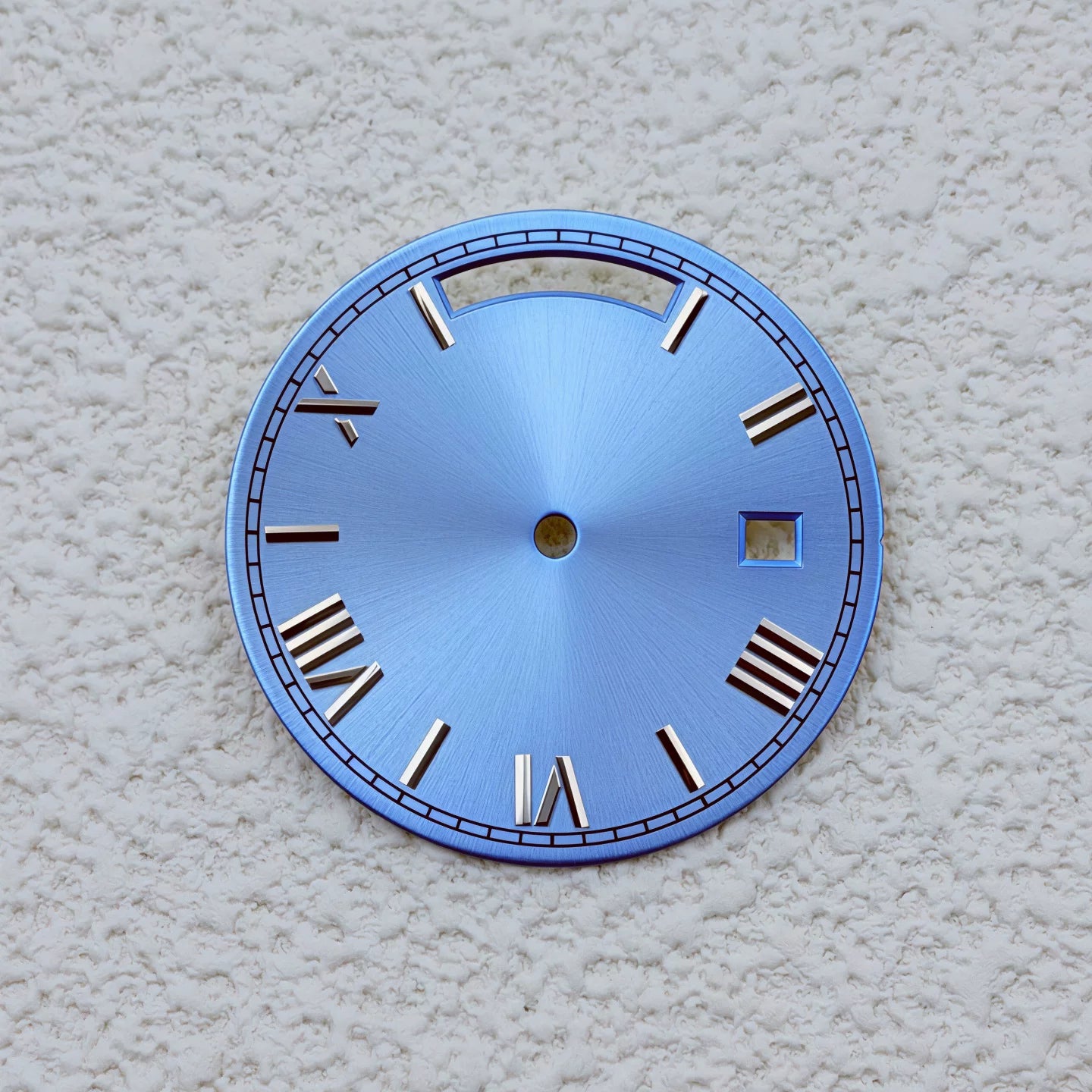 Sterile Miyota 8285 dial Roman Number 31MM Sunburst dial no lume