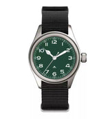 36mm Quartz Titanium Pilot Watch Japanese sweep second movement VH31 sapphire 10Bar