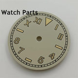 29mm Californian Dial Vintage Roman Number ETA2824 NH35  ST2130 PT MIYOTA Green Lume