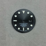 Lady Submariner Dial 24.5mm Sunburst green luminous light for installing NH05 modified watch accessories