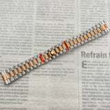 20MM presidential Bracelet strap invisible buckle silver black gold rose gold two tone etc solid stainless steel folding watch band for submriner yacht master datejust explorer
