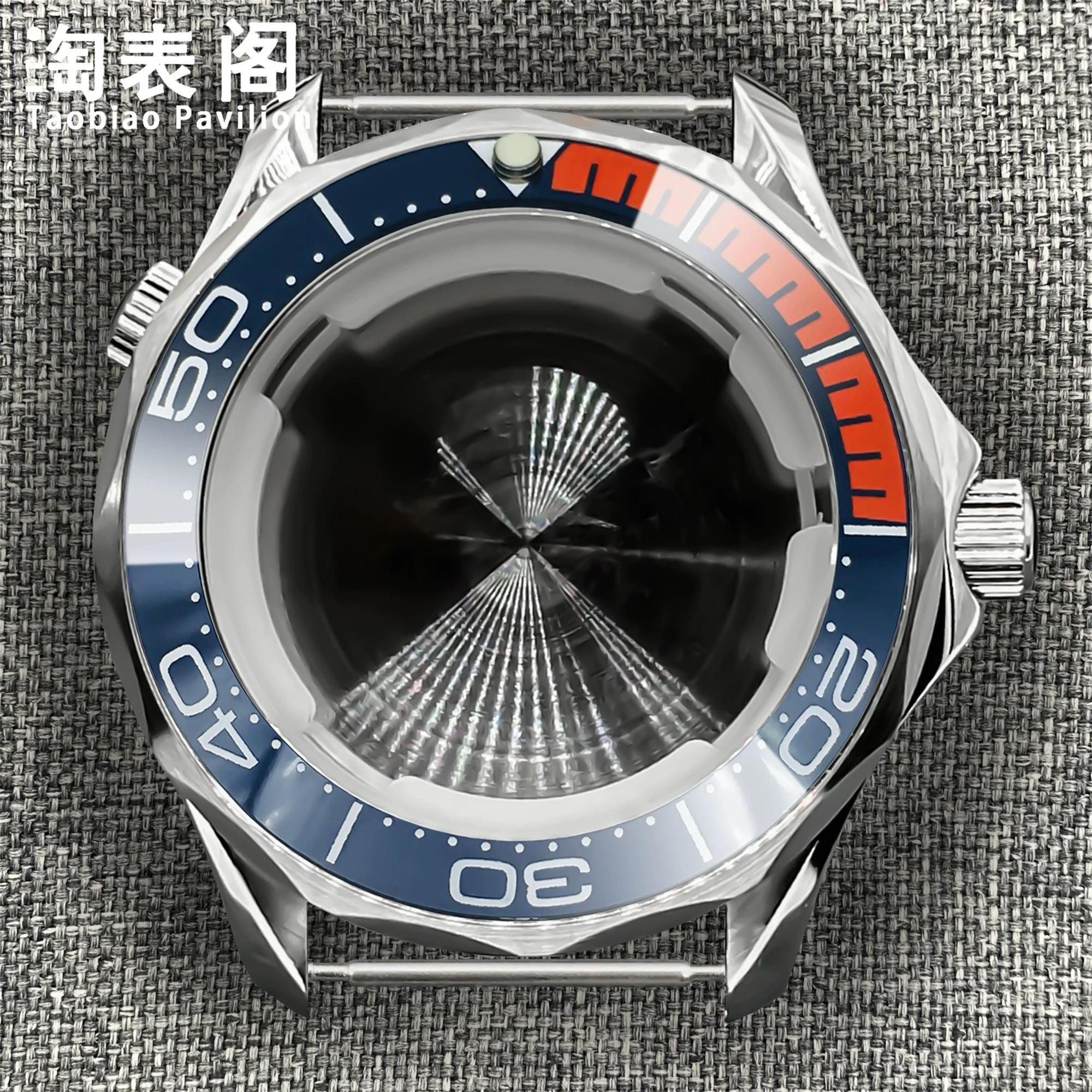 41Mm Seamaster 300 case for NH35/36 ETA2824 PT5000 Miyota 8215 Solid Back 10ATM Sapphire