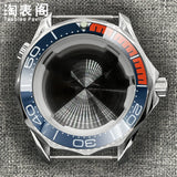 41Mm Seamaster 300 case for NH35/36 ETA2824 PT5000 Miyota 8215 Solid Back 10ATM Sapphire