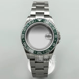 Modified Submariner Case 36mm/38mm GMT Case ceramic bezel sapphire glass for NH35 34 36 38 Etc movement