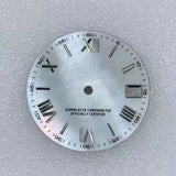MOP Dial Mother of Pearl Roman Number Marker Modified Accessories 28.5mm for NH35 Movement