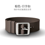 FKM Rubber Nato Strap sand cloth pattern fluororubber band 20/21/22 mm for Sub FXD etc