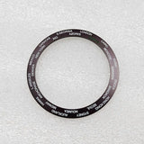 Special Sophisticated ceramic Bezel Insert 38MM x 30.6MM English outer ring