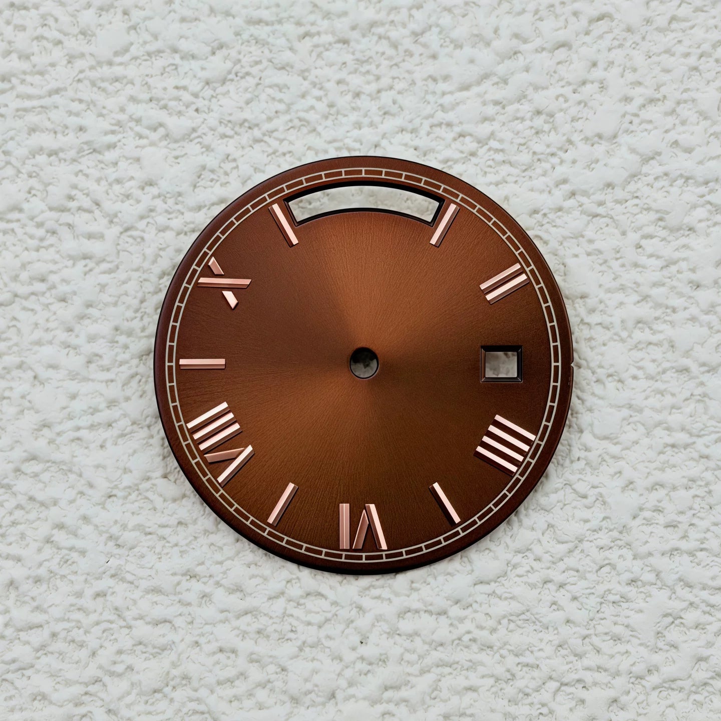 Sterile Miyota 8285 dial Roman Number 31MM Sunburst dial no lume
