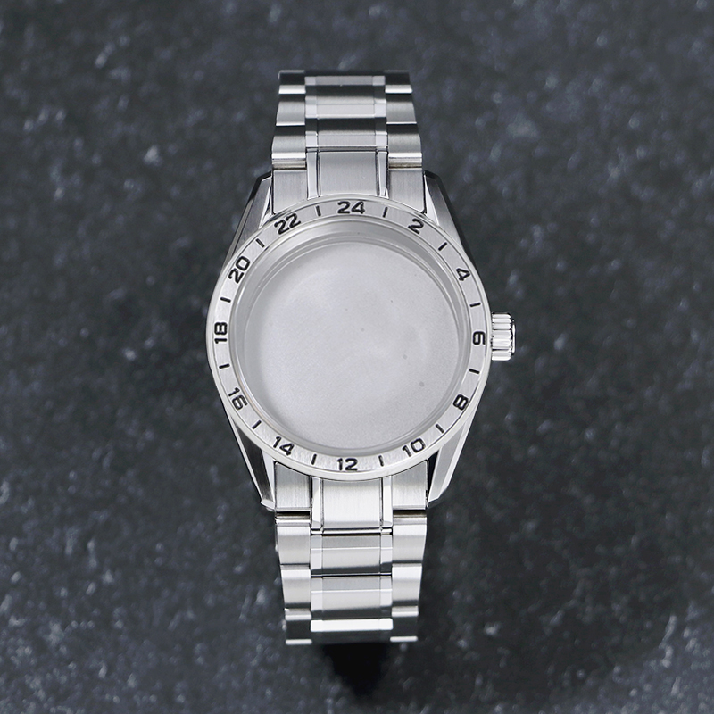 Premium GS GMT Mod Case 38MM High Quality Sapphire NH35/NH34 Stainless Steel Watch Waterproof