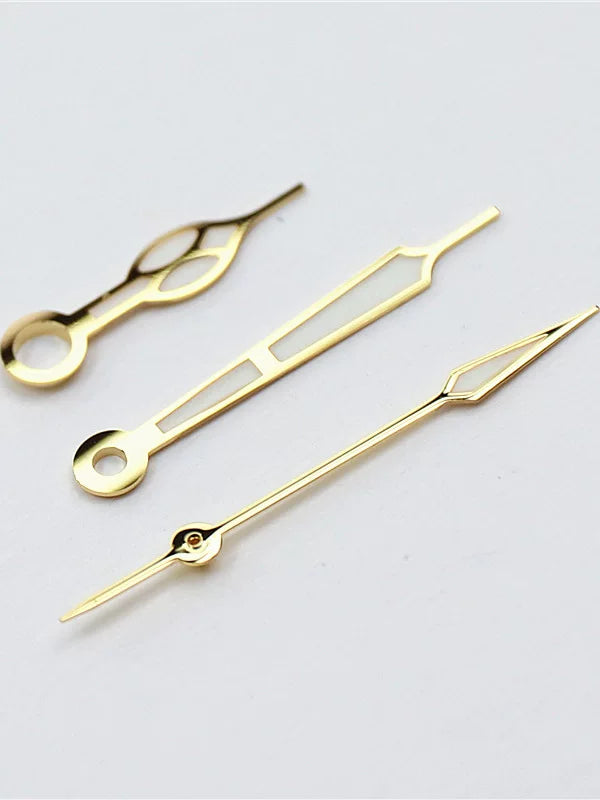 NH35 movement watch Hands Gold silver green / ice blue light suitable for NH35 36 34 movement 8x12x12mm