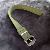 Premium FXD fluorine rubber strap 4 colors with titanium alloy pin buckle 22mm wide Nato Strap