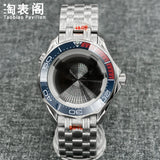 41Mm Seamaster 300 case for NH35/36 ETA2824 PT5000 Miyota 8215 Solid Back 10ATM Sapphire