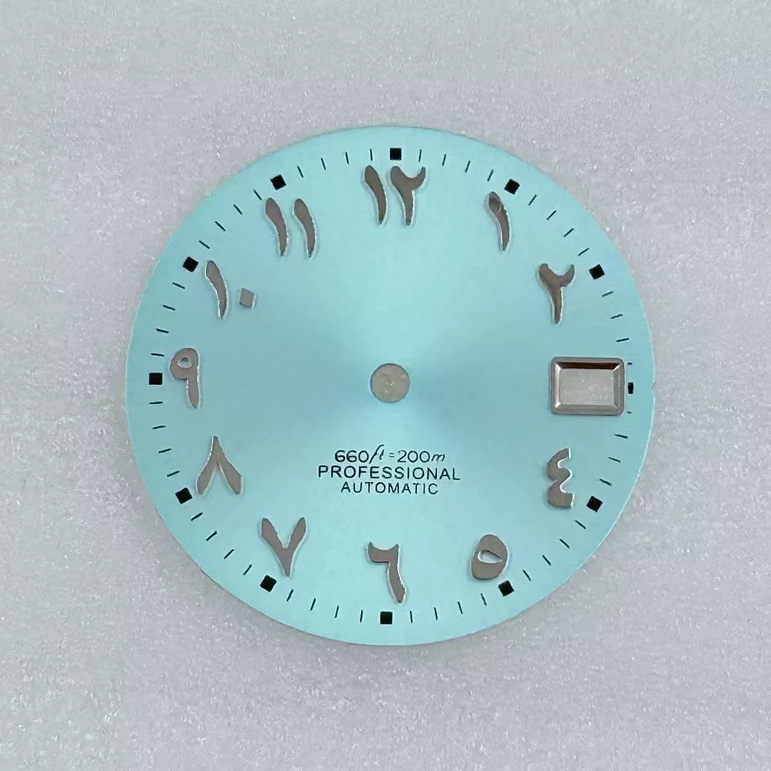 28.5mm Dial  Middle East Arabic digital dial modification accessories nh35 movement without luminous light