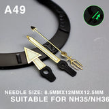 Modified watch hands luminous watch accessories suitable for NH35/36/34 38 4R movements