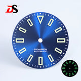 Premium Watch Dial Sunburst No date window 28.5mm hollow marker 60C luminous modification for NH35 / Miyota T9015/ ETA2824 PT5000