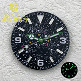 29mm starry sky dial glow-in-the-dark adaptation to NH35/36 PT5000 ETA2824 2836