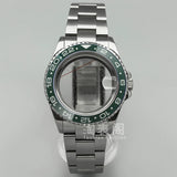 Modified Submariner Case 36mm/38mm GMT Case ceramic bezel sapphire glass for NH35 34 36 38 Etc movement