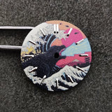 Full Lume Kanagawa Dial 28.5MM  luminous for NH35 Movt