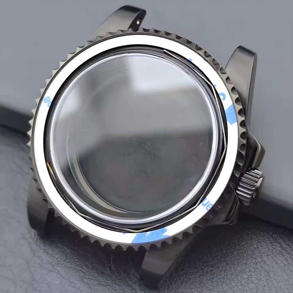 Bidirectional rotating bezel Watch Case 40.5MM Submariner / GMT Yacht sapphire glass two-way rotating  for NH34/NH35/NH36 38