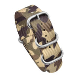 NATO Camouflage Nylon Watch strap Canvas Outdoor Sports Replacement band 20 | 22mm Military