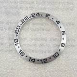 GMT Bezel Insert aluminum bezel 38mm x 30.6mm for GMT MASTER etc case pepsi
