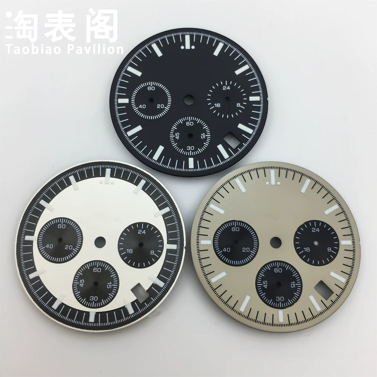 31.5MM Speedmaster Dial hands VK63 Quartz Movement C3 Luminous 6 31.5MM Speedmaster Dial hands VK63 Quartz Movement C3 Luminous 6