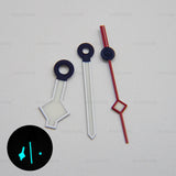 Blue luminous watch hand 8N24 / 9015 / Miyota 8215 movement Snowflake needle