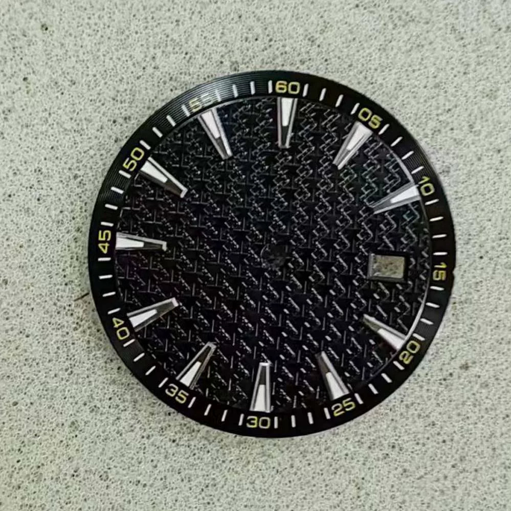 33.5MM dial green luminous strip nail  for NH35/364R/7S movement