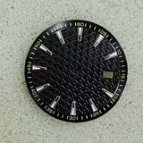33.5MM dial green luminous strip nail  for NH35/364R/7S movement