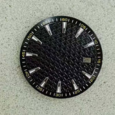 33.5MM dial green luminous strip nail  for NH35/364R/7S movement