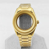 40MM White Birch Forest Watch Case business for NH35 34 36 38 etc Movement silver black gold