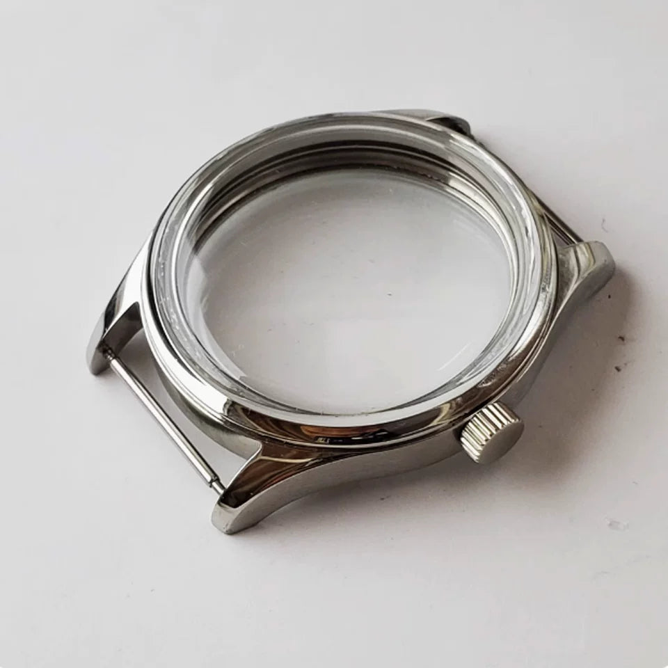 42MM Case Polished 316L Stainless SteelFits Watch Dial 37mm Fits ETA6497/6498, st3600 Movement 3ATM