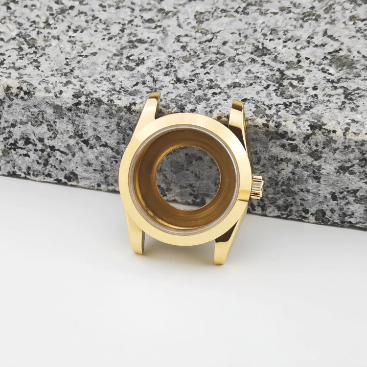 Lady Watch Case NH05 31mm aperture log modified Explorer stainless steel case black gold silver women