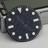 28.5mm Starry Dial with markers Night Sky Watch Dial for NH35 NH36 NH38etc Lumunious Marker