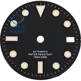 28.5MM Submariner Dial sunburst Blue luminous NH35 NH34 ETA2824 PT5000 Miyota8215 ST2130