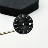 Sterile 31.8MM Waffle dial For nh35 movement green luminous Royal oak Prx watch accessories