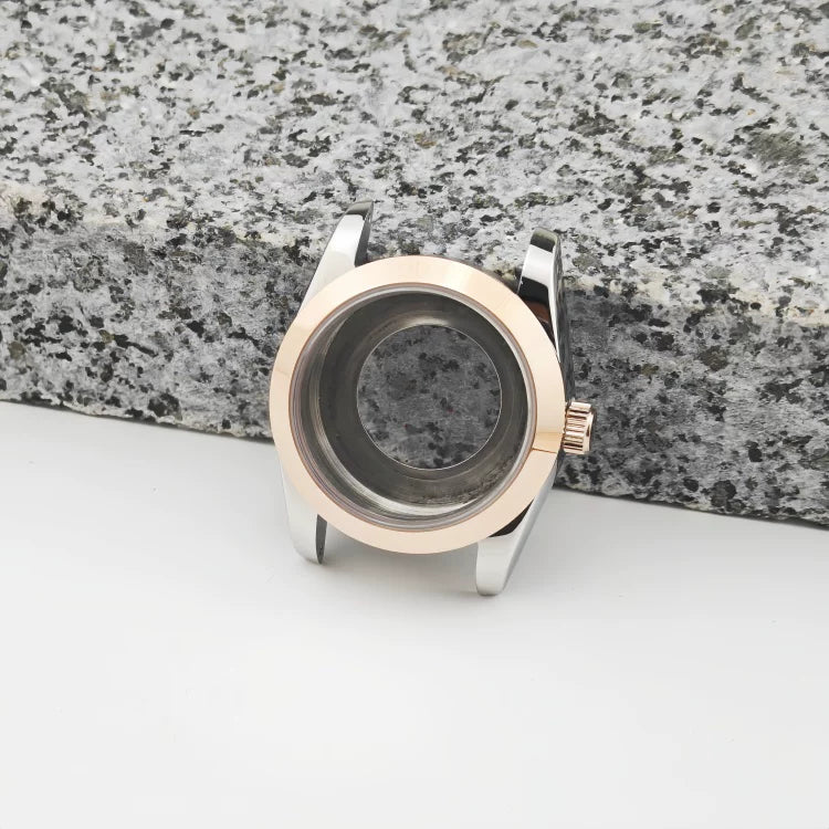 Lady Watch Case NH05 31mm aperture log modified Explorer stainless steel case black gold silver women
