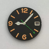 6912 Numerical Dial 28.5mm sunburst / Matte dials with hands fit NH35/36/4R/7S movement