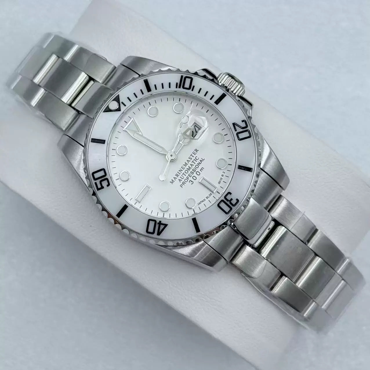 33mm Lady Diver Submariner Japan NH05 movement sapphire glass female dive 30ATM Glassback