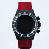 Carbon Fiber Case for VK63 Movement Sapphire Glass 38MM Daytona Mod VK63 VK64 Quartz 4130 AUtomatic