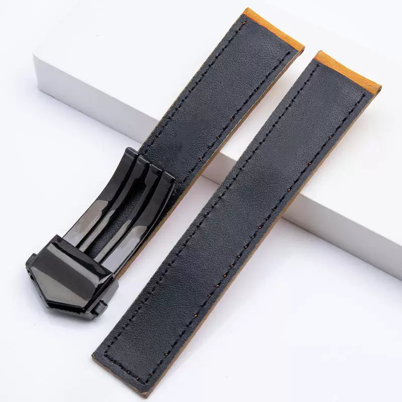 Premium 20mm matte suede leather watch strap For BIG NAMES