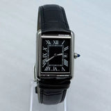 27mm Women's Watch Roman square dial green luminous VJ24 Quartz movement 3ATM Lady