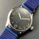 44mm VH31 Quartz Watch Italian Navy Mechanical Sweep Second Luminous 10ATM AR Sapphire California Dial