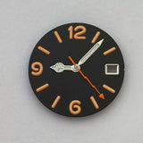 6912 Numerical Dial 28.5mm sunburst / Matte dials with hands fit NH35/36/4R/7S movement