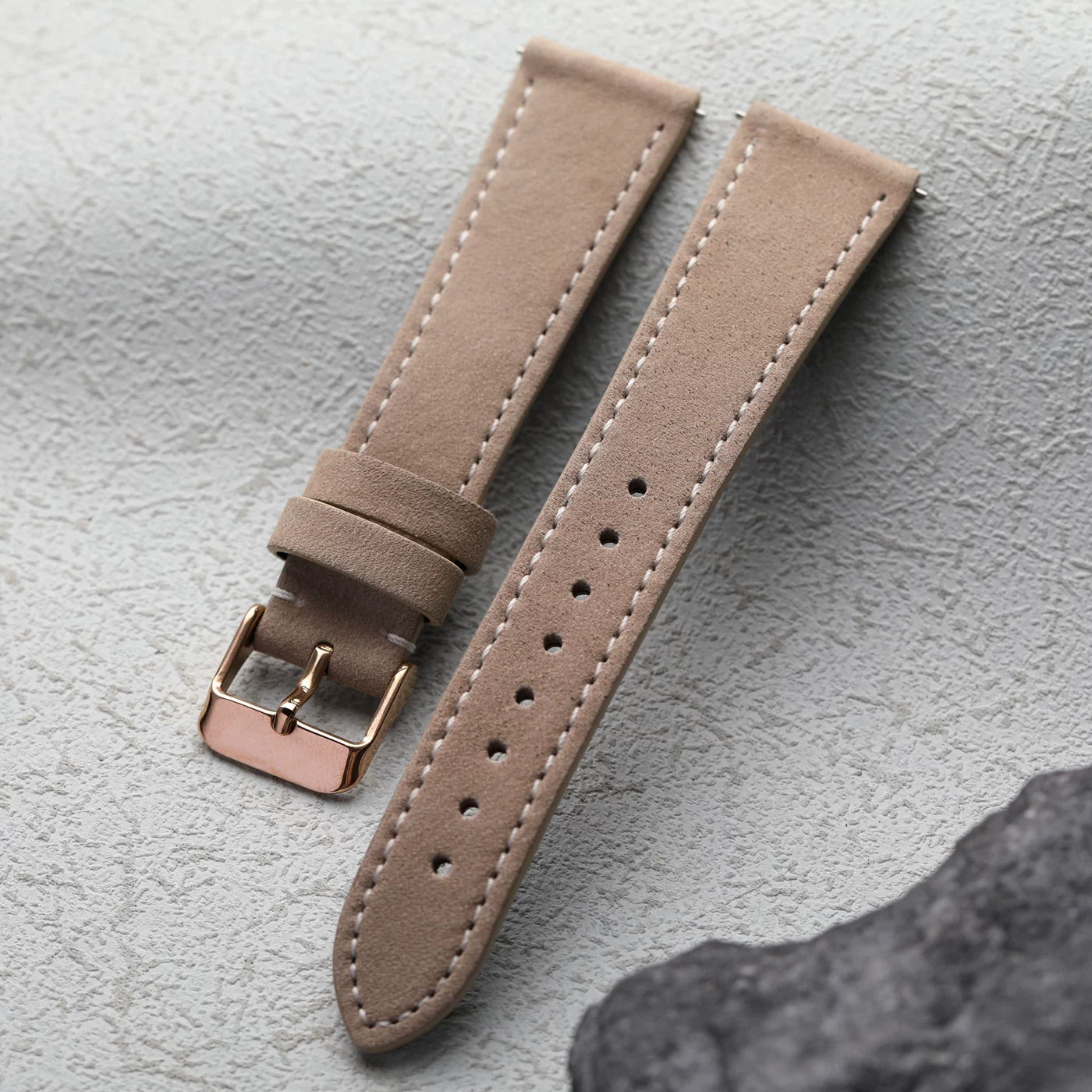 Premium Handmade Italian matte leather strap 18 19 20MM ultra-thin soft Quick Release